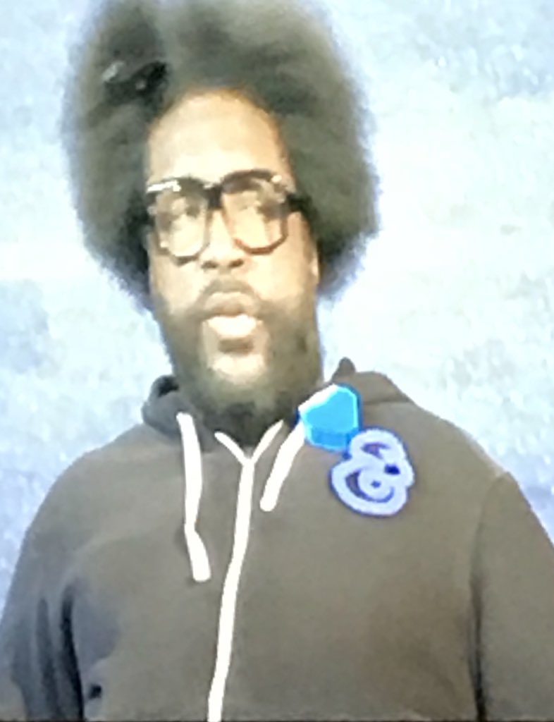 Kimfyercracker's tweet photo. @questlove ....Thanks for being transparent #higherlearning@lunch. #Microsoft https://t.co/zLf3yQVR7y