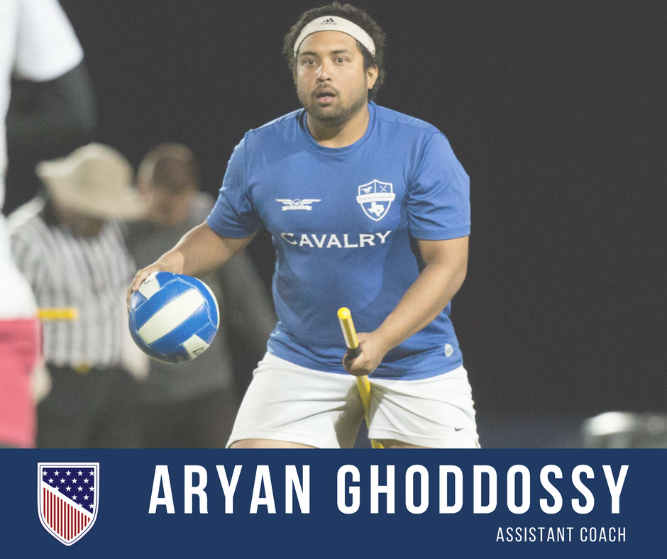 USAQuadball's tweet photo. We’re thrilled to introduce @mlquidditch champion and a five-time IQA/@usquidditch national champion Aryan Ghoddossy as our assistant coach!

Head over to the USQ website to find out more about him: https://t.co/2DTbbsGxHU

📸 Miguel Esparza https://t.co/yeRMaqiS74