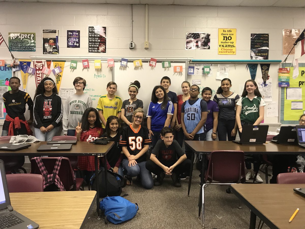 Great Week at the Creek!! <a href="/HuntersCreekMS/">Hunters Creek Middle</a> <a href="/OnslowSchools/">Onslow County Schools</a> <a href="/larsonmorris/">Carrie Lynn Morris</a> @ms_mcunningham @HCMS_Sports