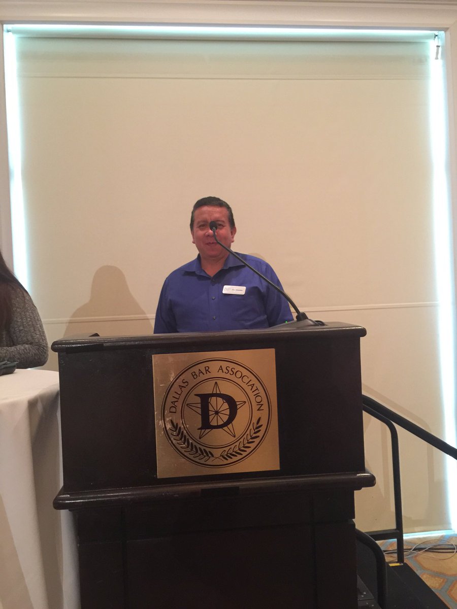 DallasBarAssoc's tweet photo. The #DayofCivility would not be possible without the hard-working @BeloMansion staff, including Juan Gonzalez. Thanks for your service, Juan! https://t.co/MAVbvbe9Jt