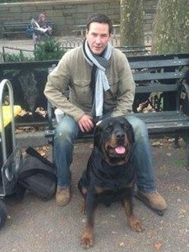 keanuthings's tweet photo. keanu reeves with dogs https://t.co/Ay6AuIbkxx