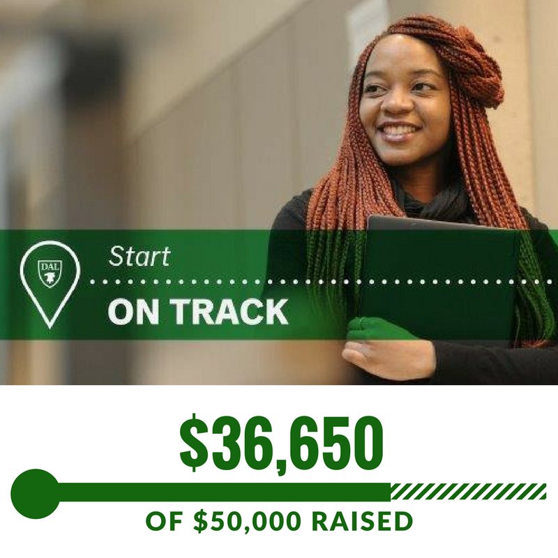 Dal_Alumni's tweet photo. We are halfway through #projectDAL’s microbursary crowdfunding and have raised $36,650 of our $50,000 goal! Help us reach the goal and make an immeasurable difference in students’ lives that require emergency funding! https://t.co/3ixkthTg6c @DalPres @Dalnews https://t.co/hC3SSKrqlO