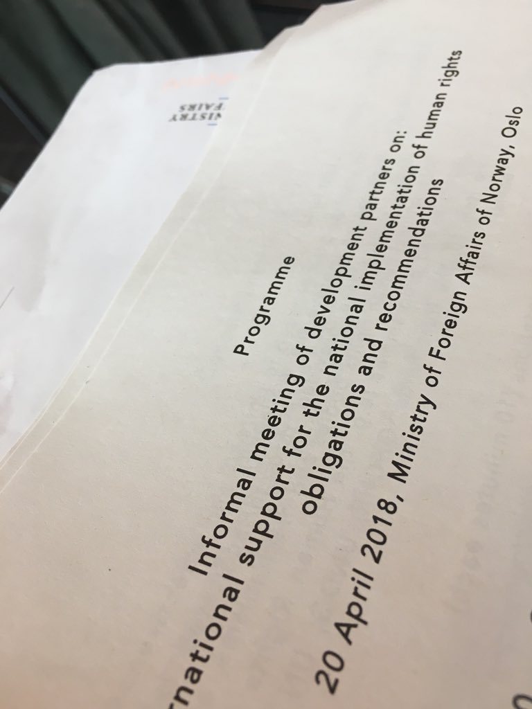 AlvaBruun's tweet image. Many #intdev partners excited to hear about lessons learned in terms of Finland’s Human Rights Based Approach #HRBA to development: a very rich day of discussion in Oslo on #humanrights implementation and #GlobalGoals !