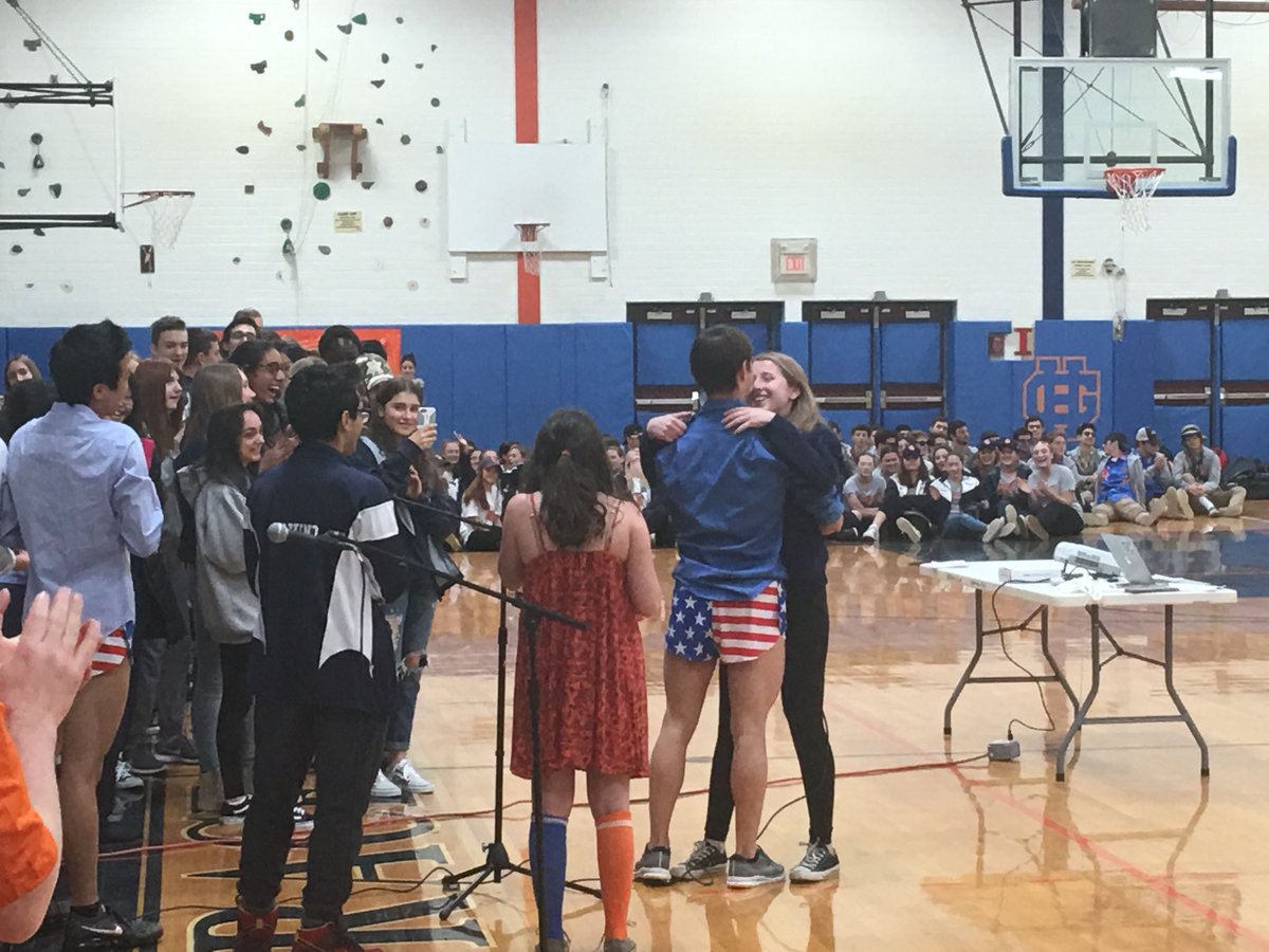 RRhodesCCSD's tweet photo. Promposal at today’s pep rally!  The tradition continues .... https://t.co/AARdCqwBCB