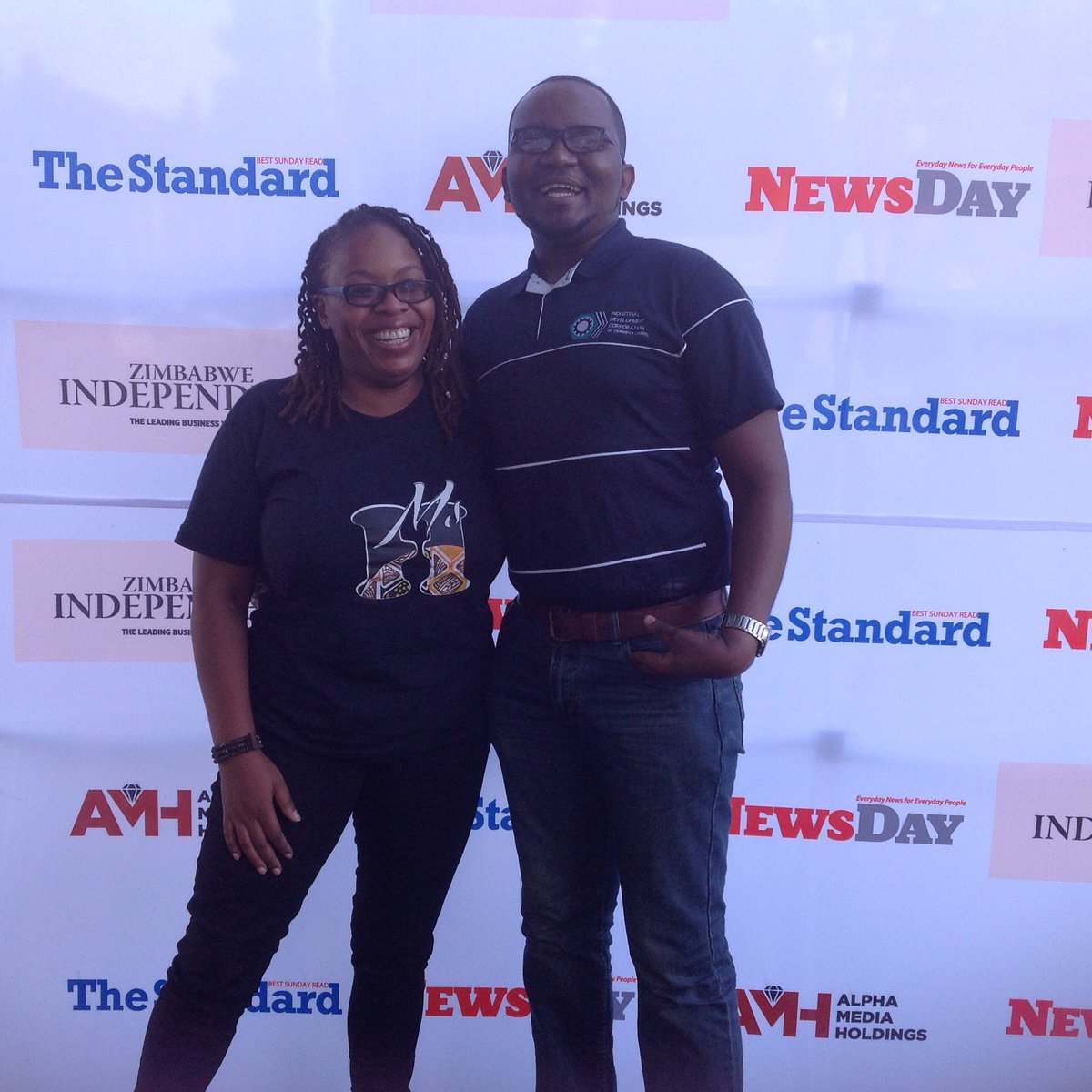 thandimiranda's tweet photo. @GolfZimOpen @TrevorNcube @NewsDayZimbabwe Great day at the AMH stand at the Zimbabwe Open Golf Championship @dedzanku @mshzimbabwe https://t.co/JpNVoLZ75D