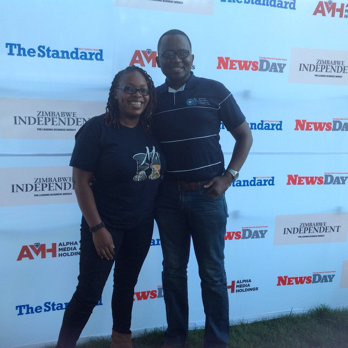 thandimiranda's tweet photo. @GolfZimOpen @TrevorNcube @NewsDayZimbabwe Great day at the AMH stand at the Zimbabwe Open Golf Championship @dedzanku @mshzimbabwe https://t.co/JpNVoLZ75D