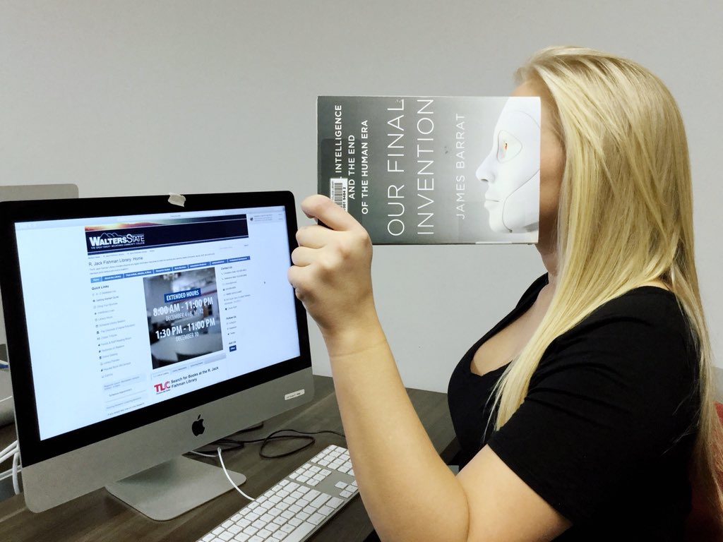FishmanLibrary's tweet photo. Are all of the upcoming due dates making you feel like a robot? Come to the #loveyourlibrary event next week! Puppies, Puzzles, and Pop-Tarts Tuesday &amp; Wednesday 8-1pm. See you there!

#BookfaceFriday #bookface #libamb https://t.co/0QkR1oKagI