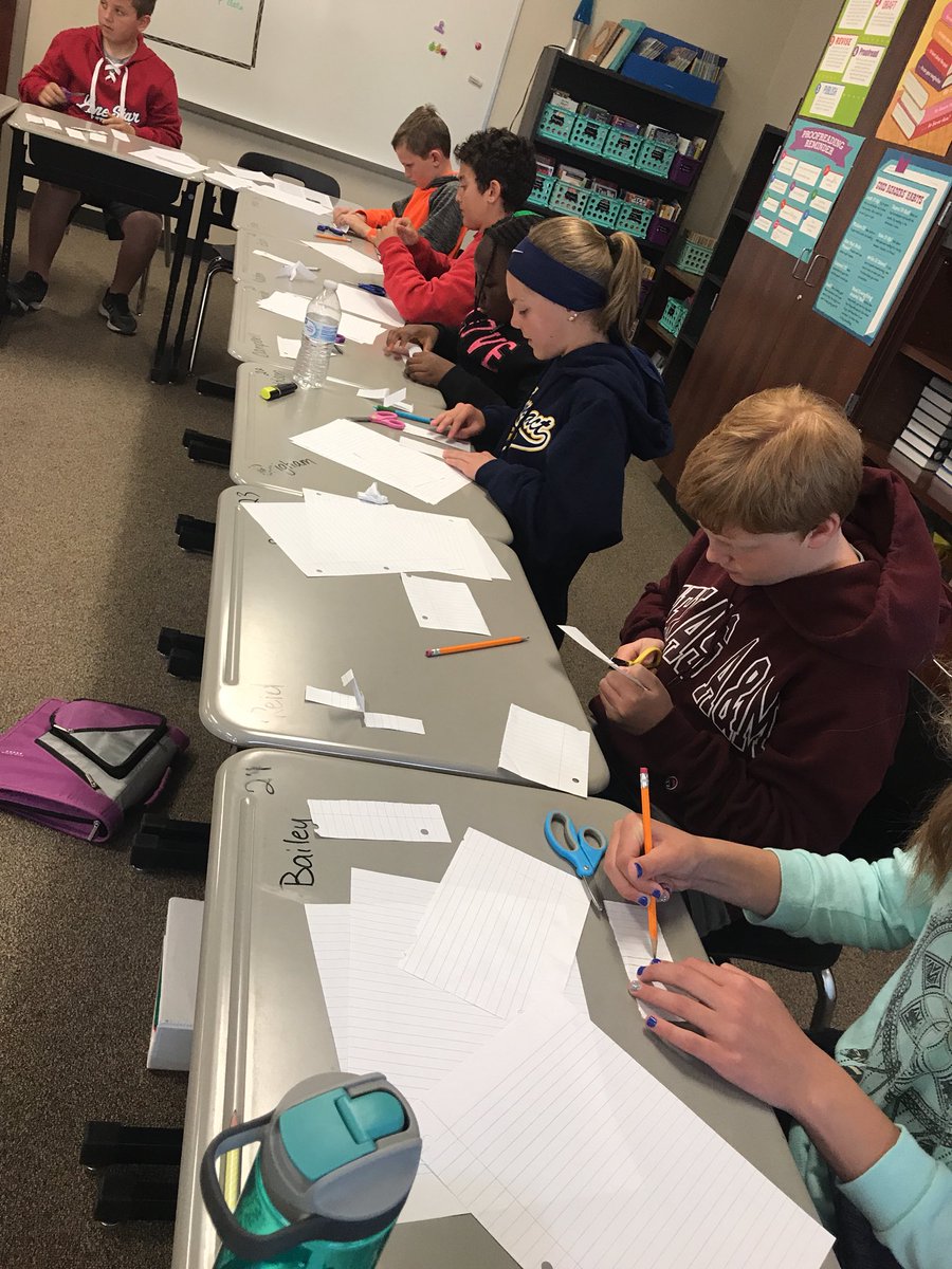 MsVope's tweet photo. #TheAssemblyLine of paper helicopters https://t.co/0bol0yKa7M