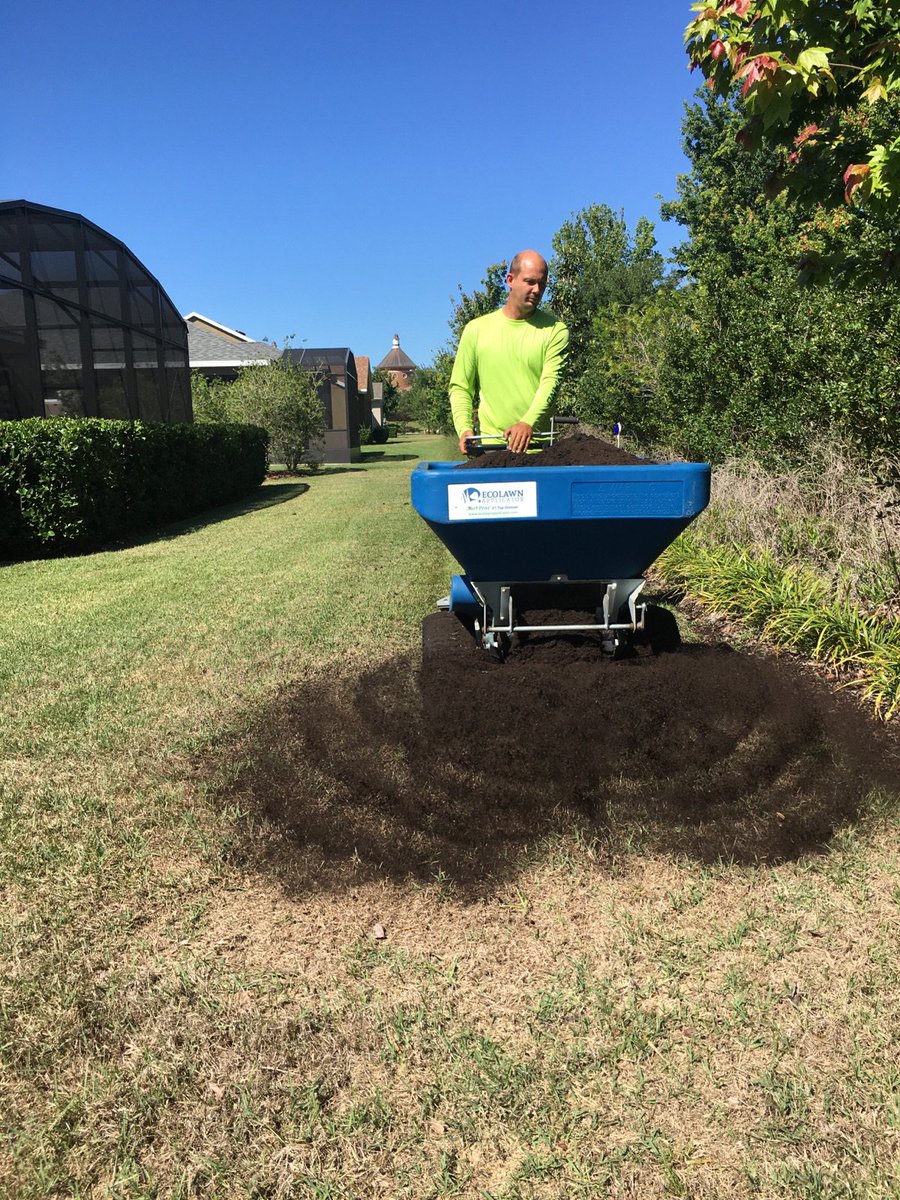 takecomand's tweet photo. Aeration and then our team applying COMAND to commercial properties in Central Florida #takecomand #sustainable #changeofpractice #reducetheneed https://t.co/omwMSNYWZt