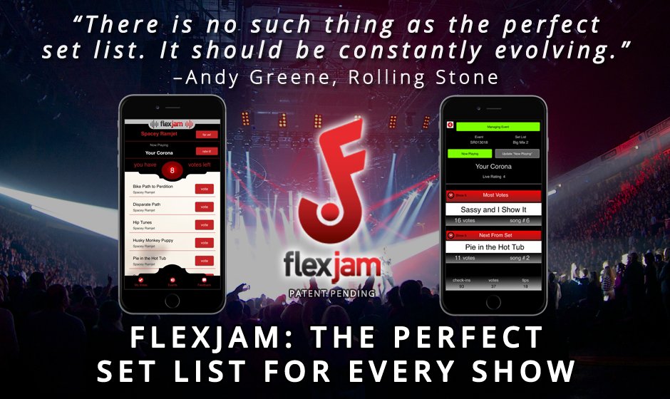 FlexJamApps's tweet photo. The perfect set list for every show. Learn more at https://t.co/m8IP2k1fRm https://t.co/FkGfzRgbgT