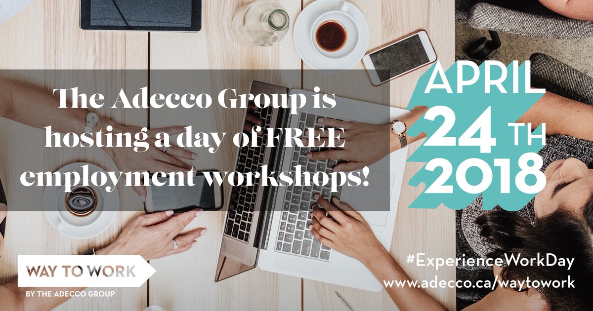 Opportunity for Humber Students | On April 24th The Adecco Group in Toronto is hosting a free event where Humber students can attend a FREE morning of Career Development Workshops and Coaching Sessions. Space is limited, register here: adec.co/YTSuSp