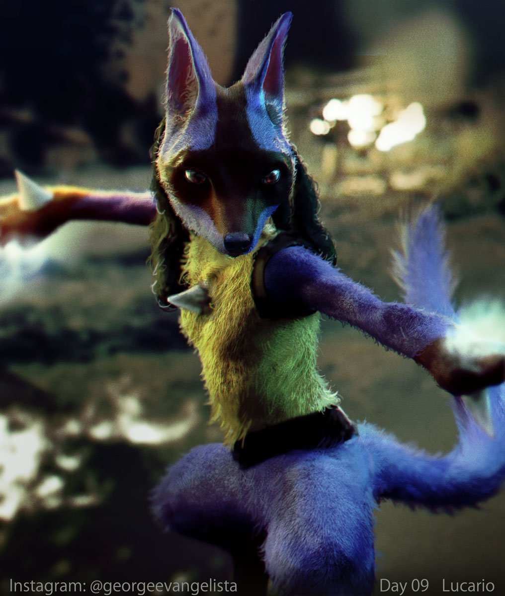 Lucario Pokemon In Real Life