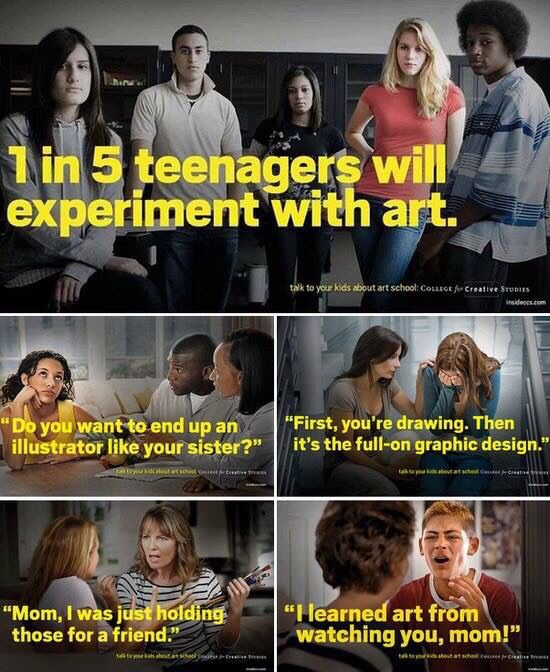elearning's tweet photo. Warning: 1 in 5 teenagers will experiment with art https://t.co/1ckkE74rjU https://t.co/7QkBxREPzC