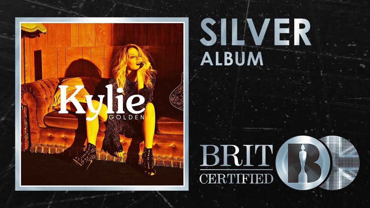 zebradavid's tweet photo. @kylieminogue Woohoo Golden has been certified Silver!!! #KylieGolden #Golden #CertifiedSilver https://t.co/EQqElfNDrR