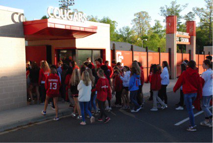 CatholicNewsCLT's tweet photo. Charlotte Catholic students remember Columbine, other school shooting victims during prayer service   @CCHSCougarNews            
https://t.co/703cwPuklx https://t.co/74OAOFkLwn