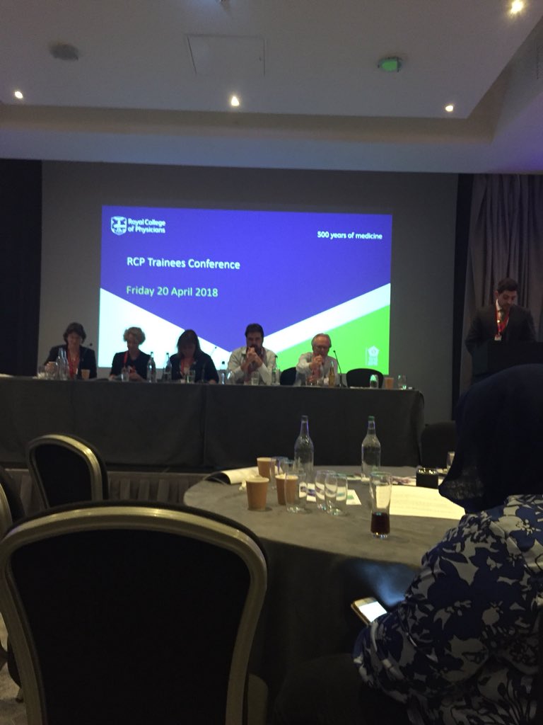 AmarPut's tweet photo. Panel discussion on future of training @RCPL_trainees @RCPLondon #RCPLTC18 https://t.co/NtX8ftDEQs