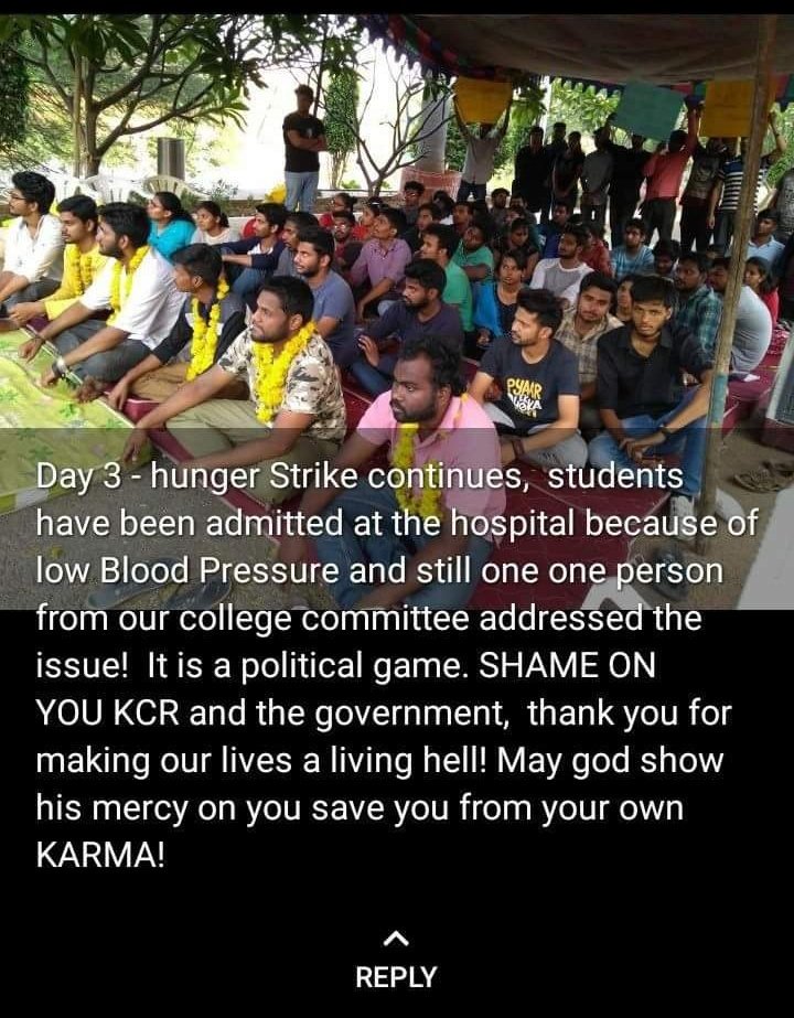 Akhil_Ashuu's tweet photo. Even after posting hundreds of tweets.. No one is bothered to respond. Shame on this Government.!!
Really pissed with the response we are getting from the officials.
#SaveNithm
@KTRTRS please help us sir. https://t.co/KCbxpBBpfs