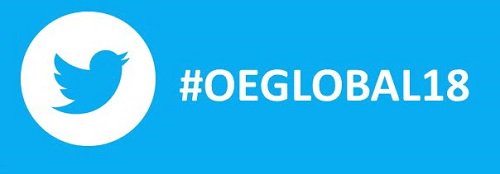 OpenEdGlobal's tweet photo. Looking forward to all the conversations. #OEGLOBAL18 #YearofOpen @cccoer @tudelft https://t.co/tncPhxH3AN