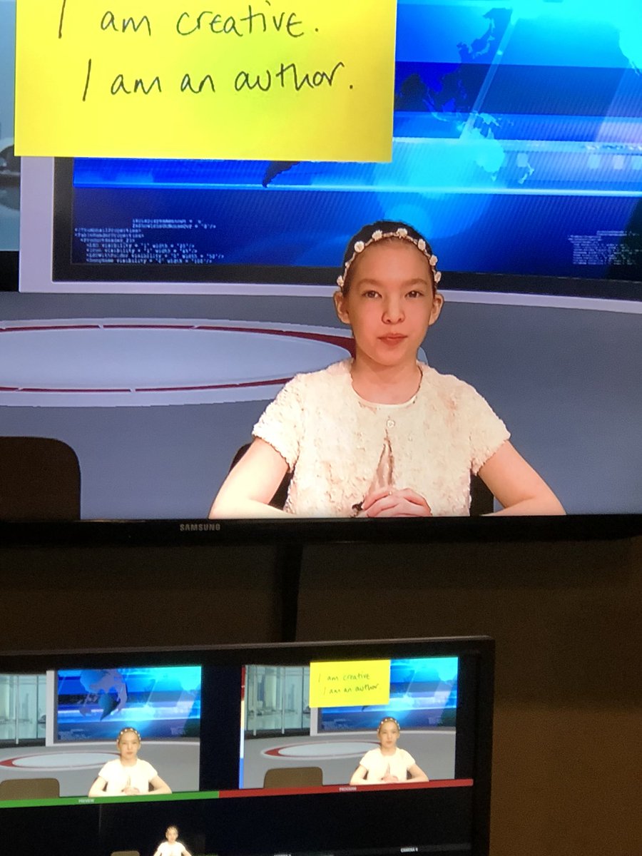 SS_Gr5's tweet photo. Mrs. Daron’s 2018 Newscast https://t.co/Ux1gRwWPtf
