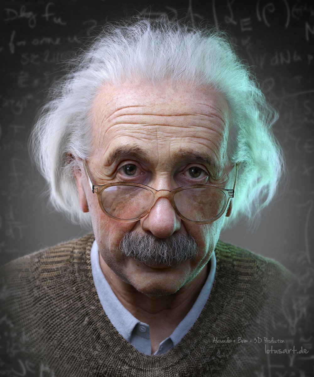 Substance3D's tweet photo. Albert Einstein 3D Portrait for a Hologram, by Alexander Beim - https://t.co/vyHgoFiYBq
#SubstancePainter #MadeWithSubstance #3dart #digitalart https://t.co/annz24UF5H