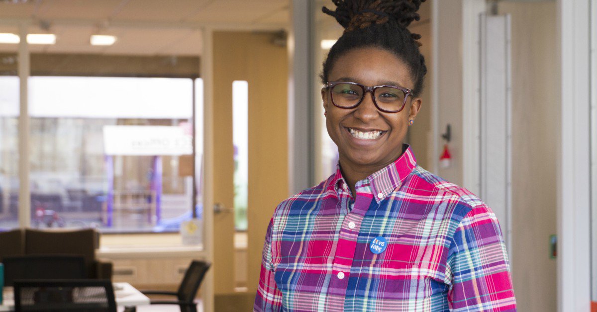 YWCAMinneapolis's tweet photo. YWCA Racial Justice Facilitator @TyraiBP uses the skills she learned as a facilitator to impact her community and workplace. https://t.co/bvAMvjsNyU #RacialJusticeFacilitator https://t.co/EV3vOGHnFf
