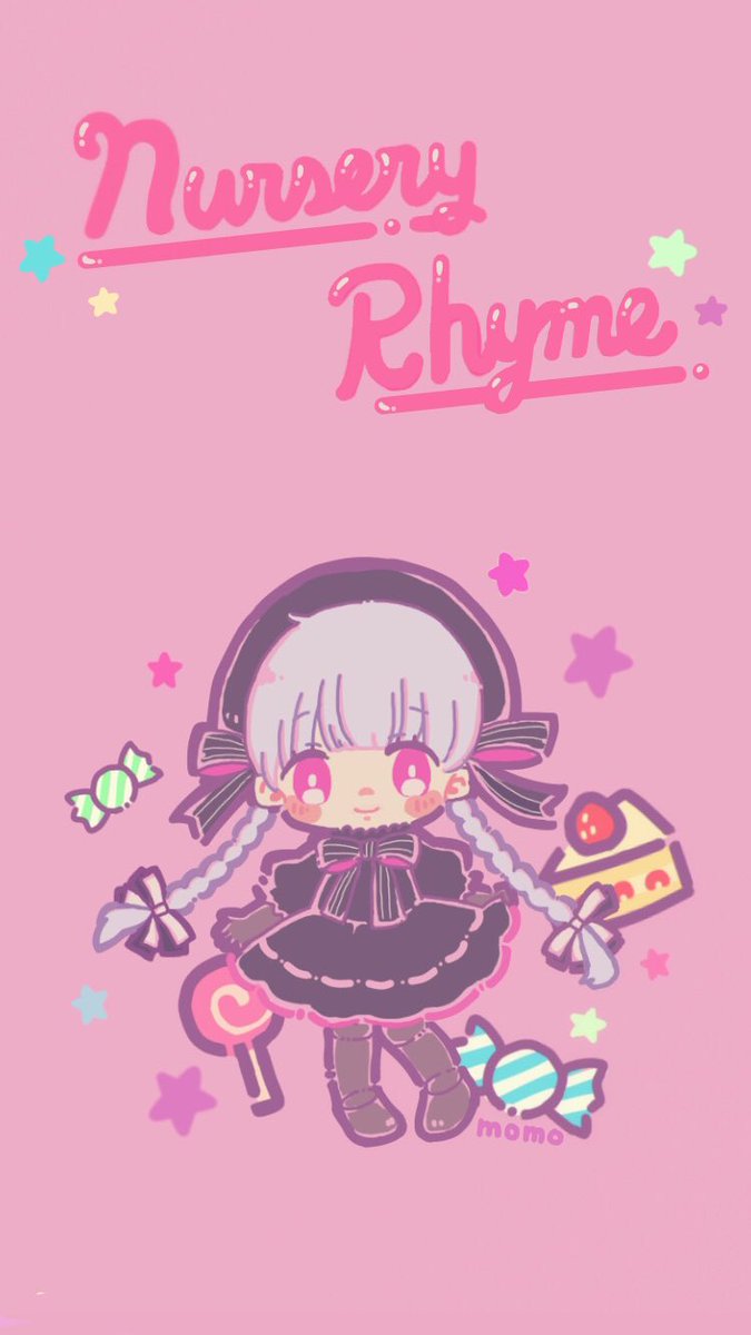 Momo Lineスタンプ 絵文字 V Twitter 完成しました レトロポップなナーサリーライムちゃん Fgo ゆめかわいい