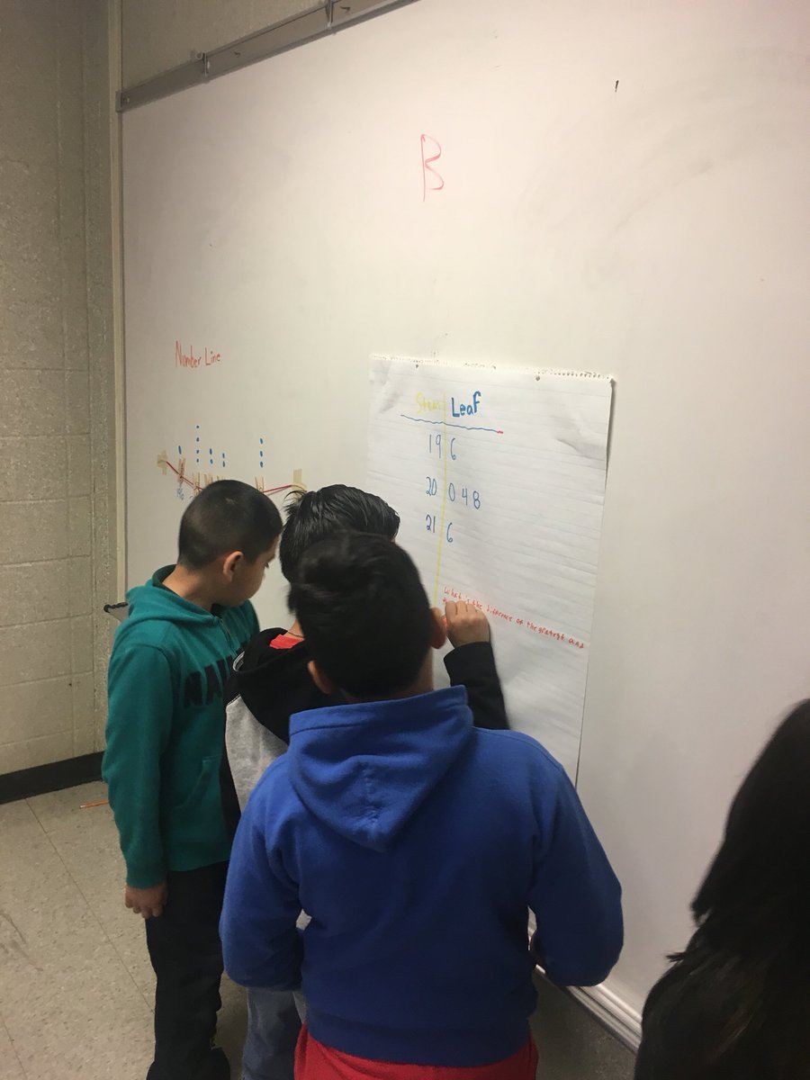 nburns102's tweet photo. Working on dot plots and stem and leafs. We used clothes pins and string to represent our dot plots. @SerjioMedina @SADubberke @GrayElemEagles @MrsBringmann https://t.co/YPHYGW2mKj