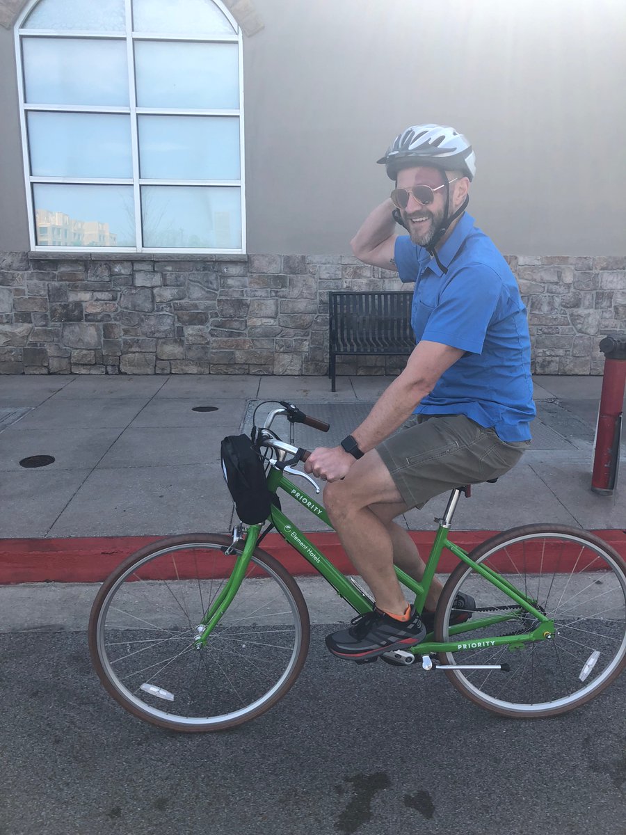 7STweet's tweet photo. Anytime we are on the road, we try to get a ride in!  Here is Andy making biking look good. #7SigmaAwesomeness #biking #telecommunications https://t.co/6LFYVXsqmN