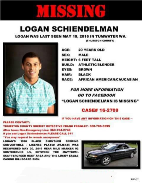LtGovMickey's tweet photo. STILL MISSING... Since 05.19.2016, Over 2.5 YEARS
Logan Schiendelman, now 22, from Tumwater Washington.
REWARD: $10,000
Contact Thurston Co Sheriff's Dept, or local PD...
@aware_the
@MissingNW
#LoganSchiendelman #Find29 #NGUNNGU #Missing #Tumwater https://t.co/bnpFWoLq8B