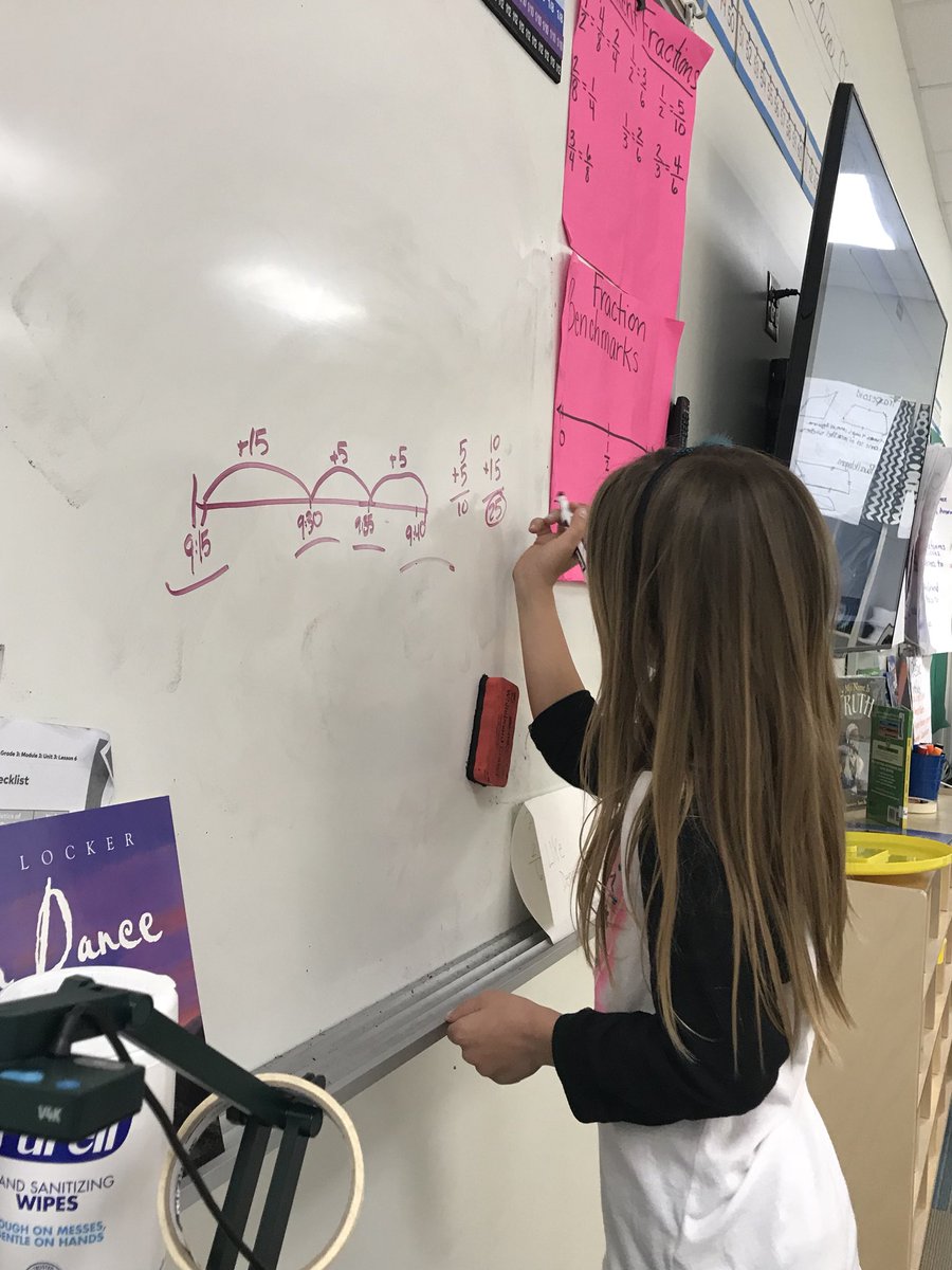 collinsclass3's tweet photo. Ss love sharing their learning with others!! Working on telling time and finding elapsed time on this Friday!! Love showing their work!!! https://t.co/8JReoytyOe