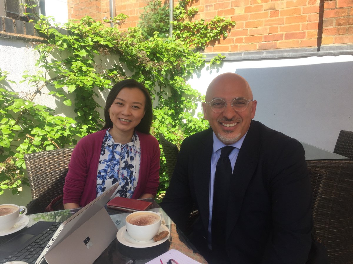 nadhimzahawi's tweet image. Good to catch up with Janet Wang this afternoon, a great young entrepreneur who we may see on Dragons Den one day! #dipsta @dipstacrowd