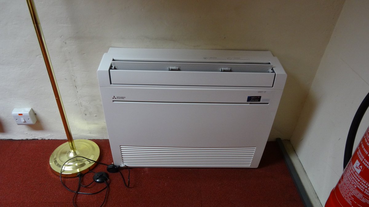 IHandC's tweet photo. What heatwave? The final phase of a 37 air conditioning system replacement completed and commissioned last week. This final phase consisted of 13 @meuk_les systems to replace old, worn out R22 units. A very cool customer indeed. #KeepCoolAndCarryOn #AirConditioning https://t.co/2jsR9wOq25