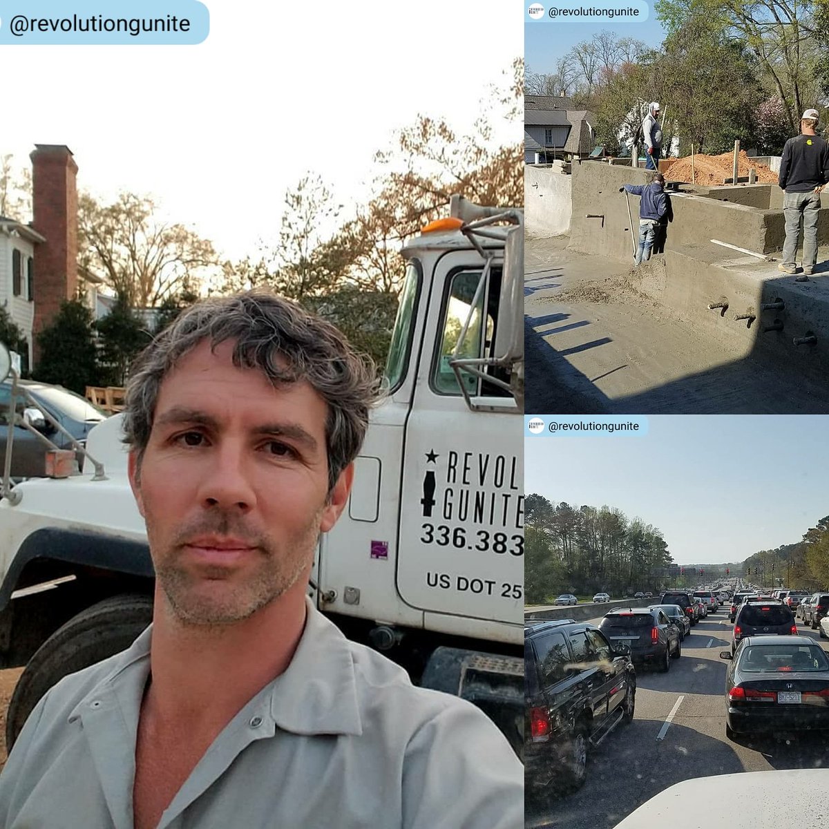 No pedestal here! <a href="/swdmasters/">Watershape Society</a>  like Ryan Oakes, Clearwater Construction Group r hands on and in the field. #swdmasters
・・・ 
I was the backup truck driver today... I ran 6 loads solo in heavy Raleigh traffic.  It's always gr8 2 get out w/ guys and spend time in the trenches.