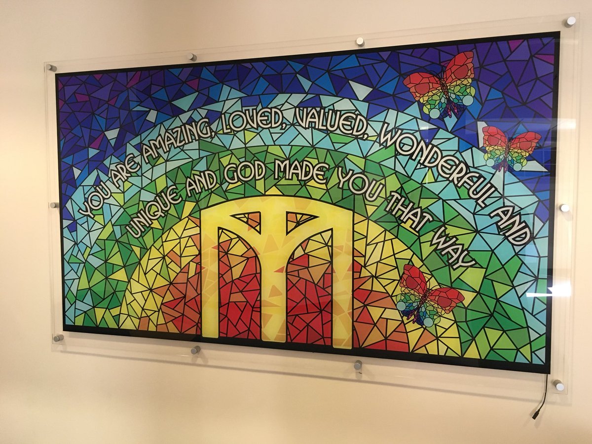 ManorMelksham's tweet photo. Our new entrance hall stained glass installed today. https://t.co/Osmdxl9kZZ