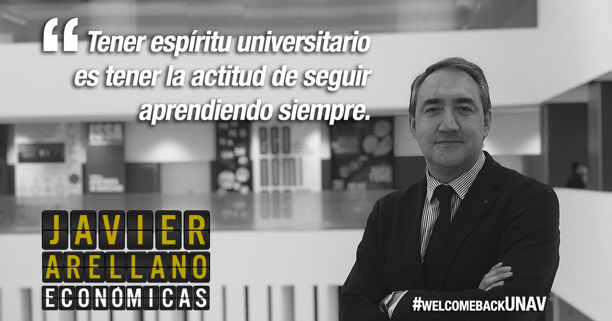 EconomUnav's tweet photo. Nuestros alumnos no pasan por la Universidad, la viven. Por eso, como dice el profesor Arellano, hay que seguir alimentando el espíritu universitario. Os esperamos. #WelcomeBackUNAV @alumni_unav https://t.co/foK8qTJVeM https://t.co/UDc7DW4f7u