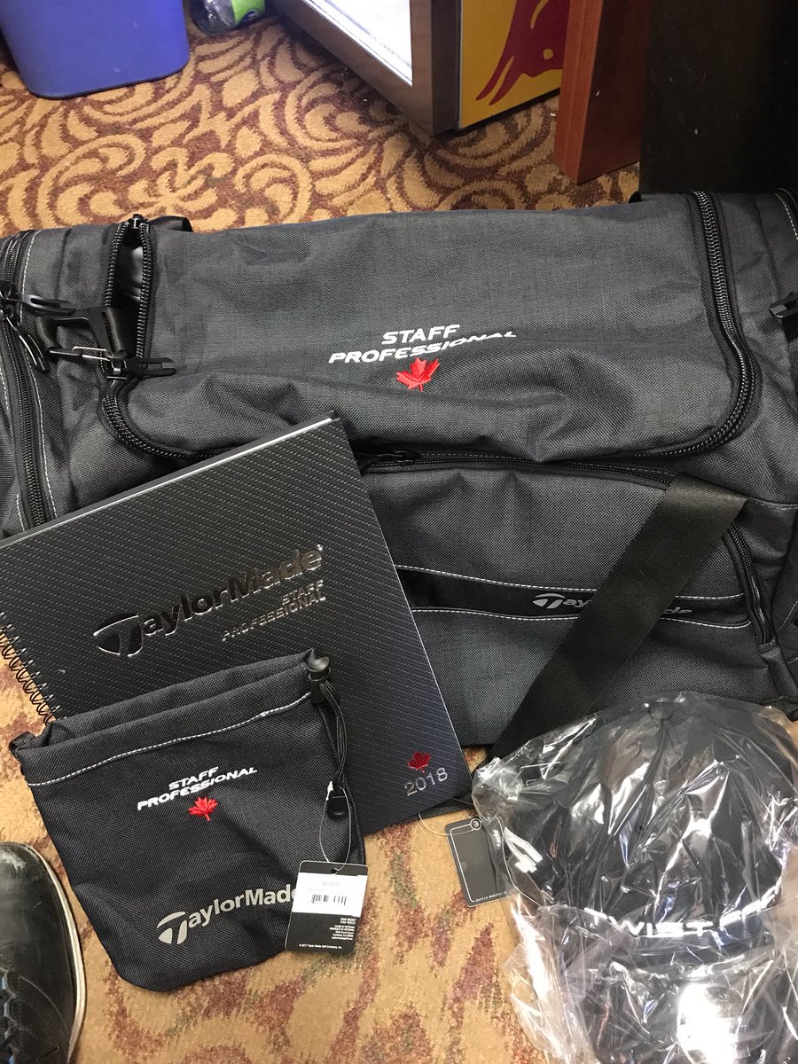 Couldn’t be more pumped when things like this happen. Thanks <a href="/bonzee44/">Brian Howard</a> 🙏 #teamtaylormade #proudstaffer