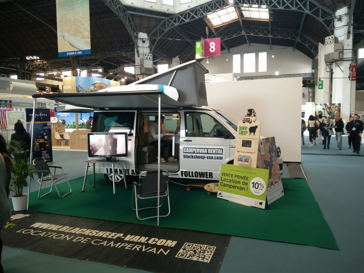 blacksheepvan's tweet photo. #Barcelona ! Estamos en el salón #BTravel para la fin de semana! Venga a saludarnos, visitar nuestro maravilloso #campervan y discubrir nuestro ! ☀️😉
#BlacksheepVan #HolaBarcelona https://t.co/lQiI5GdfjC
