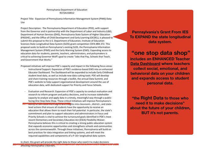HogeAnita's tweet photo. ALERT: ONE STOP DATA SHOP Funding Grants To States-
#StateLongitudinalDataSystems Are Expanding #Teacher #DataManagementDashboards That Collect #SocialEmotionalBehavioralData
#ESSA #FERPA #Privacy #Thieves #SpySurveillance#DataMining
@realDonaldTrump #POTUS @POTUS https://t.co/E8dvXdcXrD