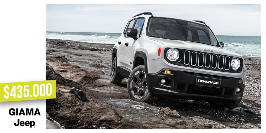 giama_jeep's tweet photo. #AhoraPodés | Jeep® RENEGADE Sport Wild 😊🚘 [Edición Limitada]
✔️Sólo $435.000 ✔️Entrega Inmediata ✔️Tomamos tu usado al mejor precio ✔️ Cuotas a TASA 0%

Dejanos un número de contacto para más info 📲
#giama #jeep #renegade #edicion #limitada #camioneta #SUV #confort https://t.co/I6apf8EnoE