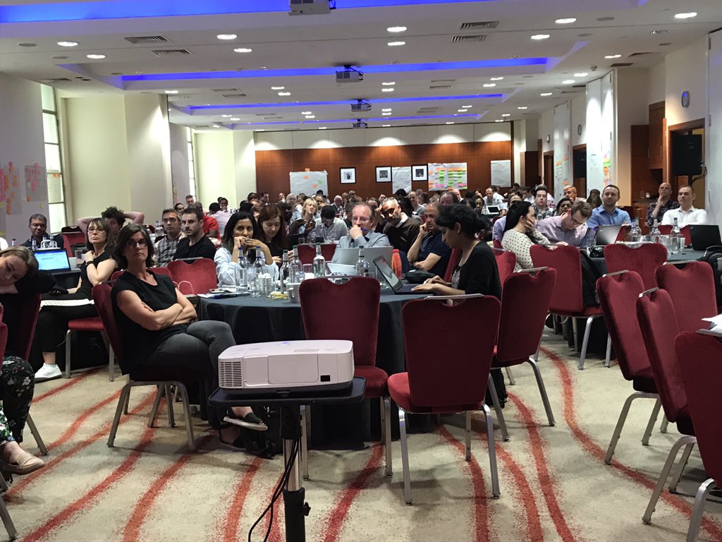 First day in my new job and it's PI planning day and I get to present the teams objectives and delivery confidence level for the next quarter. What a great introduction to 150 new colleagues at HMCTS! 😊💃🏾