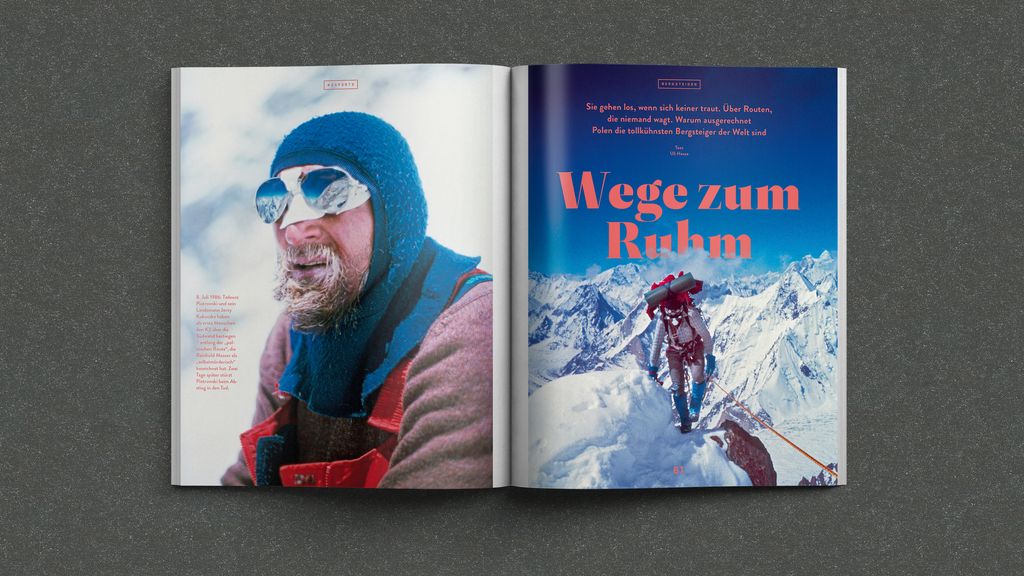 NoSports's tweet photo. Sie gehen los, wenn sich keiner traut. Über Routen, die niemand wagt. Polnische Bergsteiger scheuen kein Risiko. Doch wenn sie auf den Gipfeln der Welt unterwegs sind, ist der Tod ihr ständiger Begleiter. Jetzt in der neuen NoSports. https://t.co/RKucOsnwiw