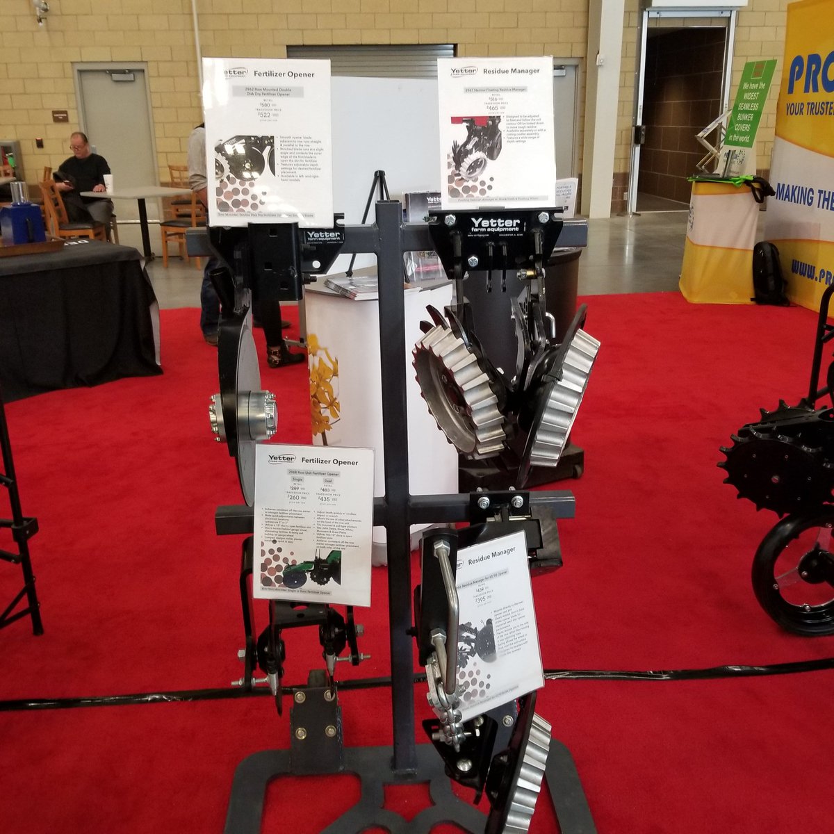 ThunderstruckAg's tweet photo. Hey @Yankees we think our version of #MurderersRow during the #okcfarmshow is almost as deadly as yours. Farmers in #Oklahoma are sure responding to @CopperheadAg @mudsmithGW @YetterFarmEquip #plant18 https://t.co/vMWLAcuVLF