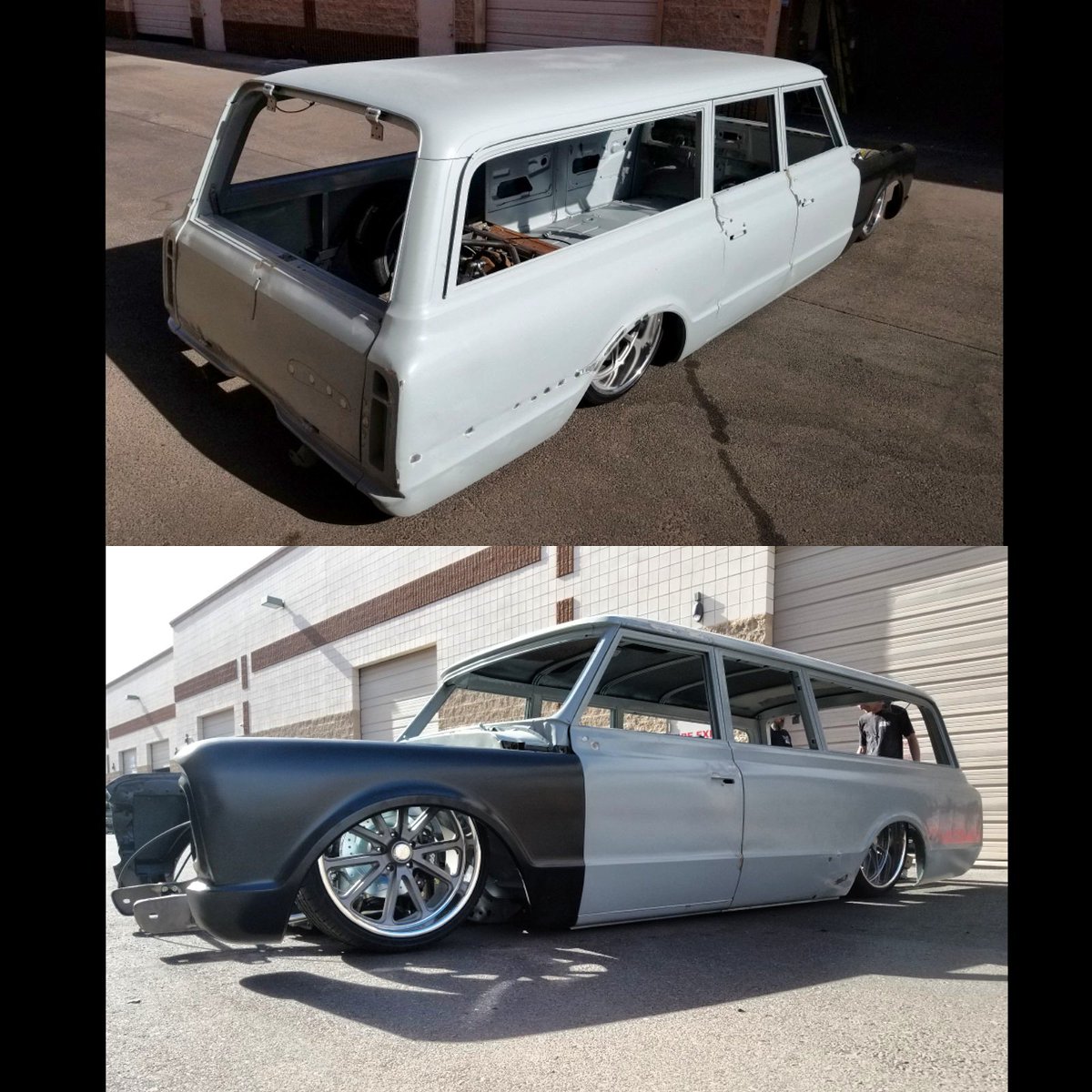 #sema2018 #ikandypaintworks #tre5customs #selectglass #elevateddesign #allamericanbillet #vintageflatz