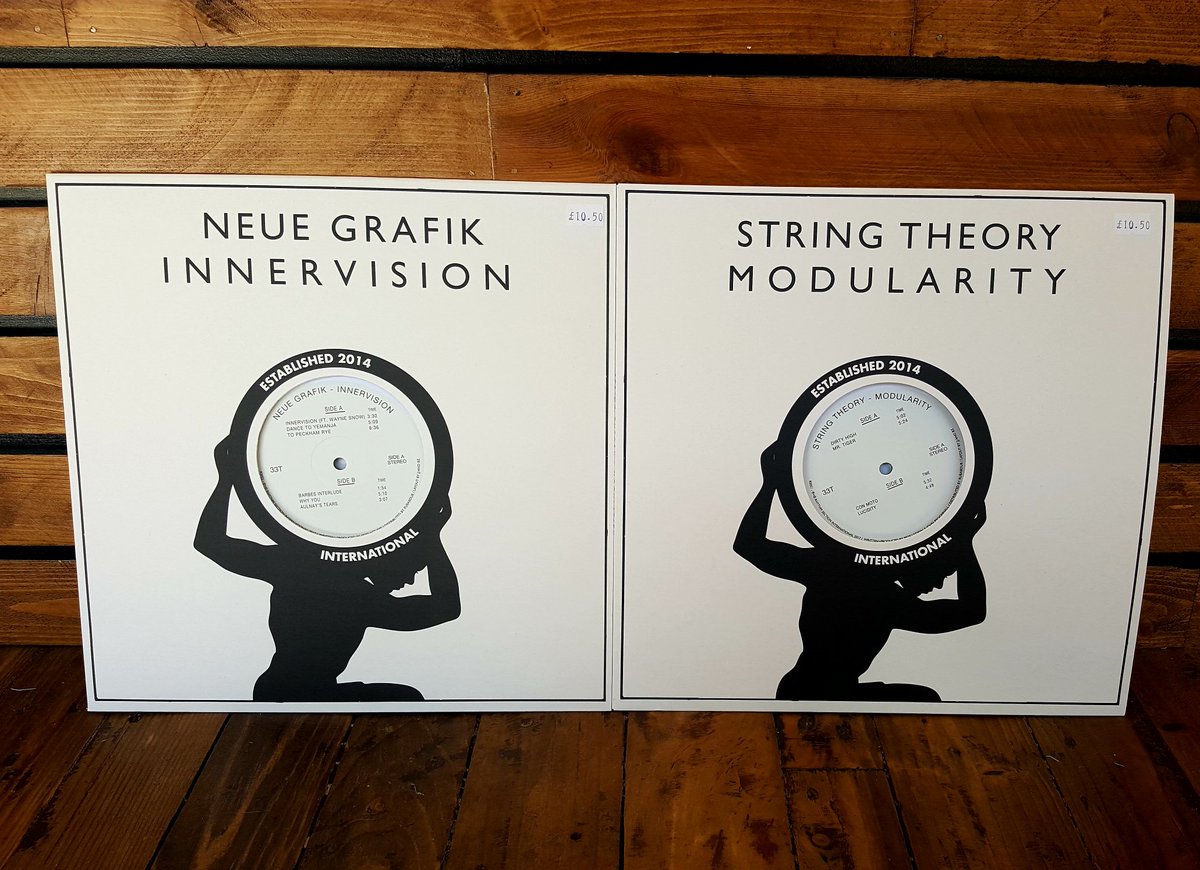 Just in - 2 new EPs out of the @rhythmsectionhq camp from @neuegrafikk and @StringTheoryUK - 2 quality records of broken beat and house goodness. Perfect for today's sunshine!