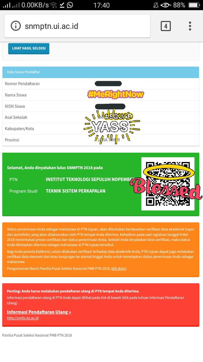 Insanelc's tweet photo. Alhamdulillah gw lolos snmptn! Tapi gw makasih bgt sm @zeniuseducation yg udah nemenin gw begadang nyiapin sbm dr awal masuk kls 12 cuma buat "ayolah 3 soal lagi selesai trs tidur deh" gw gabakal lupa masa2 itu, dan skrg akun dan dvd udah gw ghibahin ke yg membutuhkan, huehue 😆 https://t.co/2jgf6ckn8A