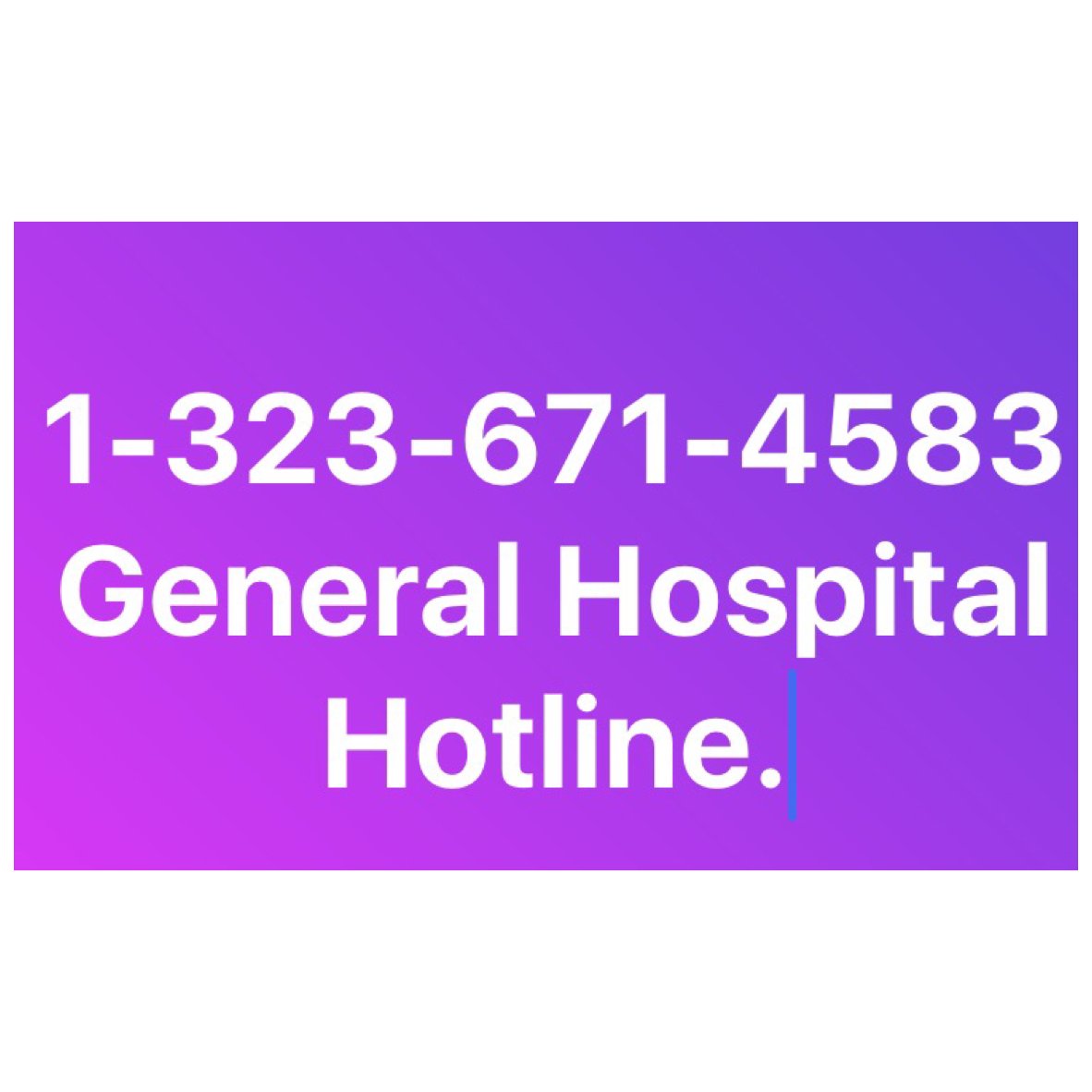 myspunkydream's tweet photo. @TysonMom2530 @virtue2 @valentinifrank @NancyLeeGrahn @GeneralHospital @Robertpwatkins @GenieFrancis @ABCNetwork @nathanvarni @MichelleAltman1 @OGChrisVanEtten @TRUEghFANS @RPWnation @GenieFansGH Call and tell them!!! https://t.co/JfPabWDkST