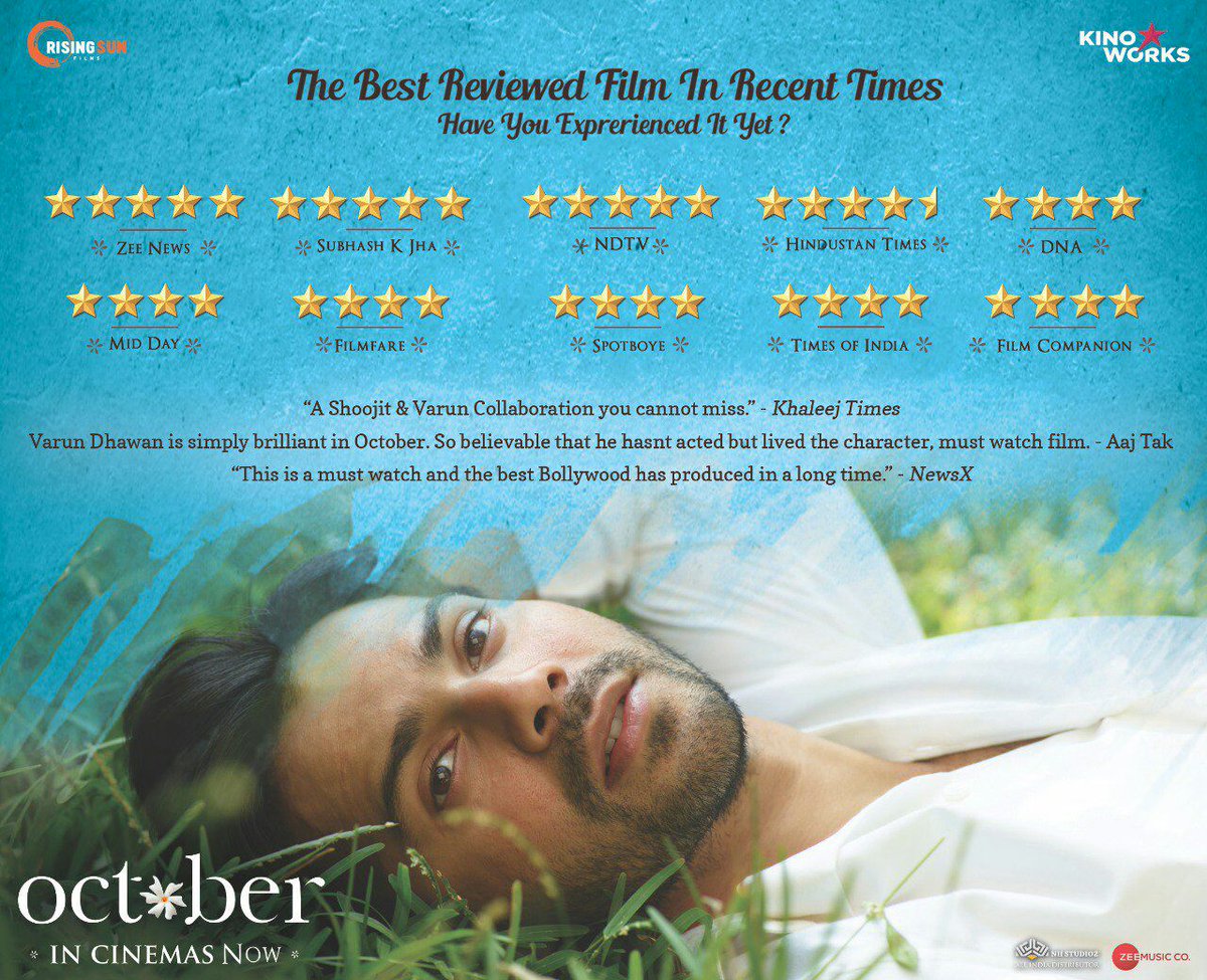 SANIKA_KOKATE's tweet photo. The Best Reviewed Film In Recent Times❤️ @Varun_dvn @BanitaSandhu @ShoojitSircar
#PerfectOctober https://t.co/s1SNKyeRMN