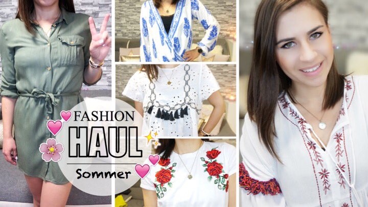 💖 FASHION #HAUL 💖

☀️ Ich zeig euch heute meine Shopping Ausbeute für den #Frühling und Sommer 😍👍🏻

↪️ youtu.be/dkUNw2H8JNA