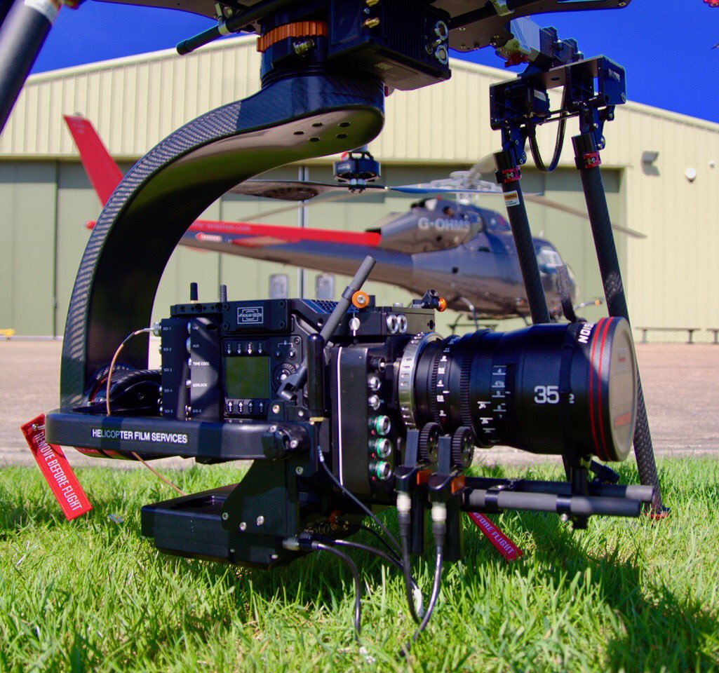 HelicopterFilmS's tweet photo. The gangs all here!  The only company flying all the available #LF formats on #helicopter &amp; #drone. #largeformatfriday. @arri #alexa65 #alexaLF @panavisionofficial #DXL @sony #venice @reddigitalcinema #monstro @shotovercamera #dronestagram #aerialfiming #aerialcinematography https://t.co/XGeqbAZEAg