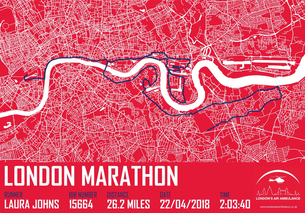 LDNairamb's tweet photo. Taking on the London Marathon this weekend? We’ve teamed up with @AZMaps to create a London Marathon Map Print to help you commemorate the challenge, with 20% from every sale going towards helping our charity save lives. Find out more: https://t.co/anBFjJW0Ia https://t.co/Gl6gwMLSUk